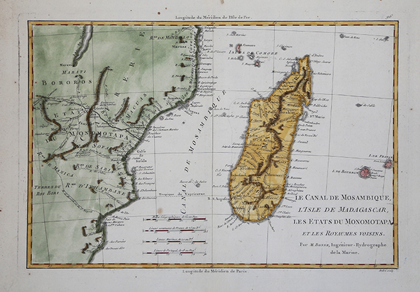 Le Canal de Mosambique, l'Isle de Madagascar, les Etats du …