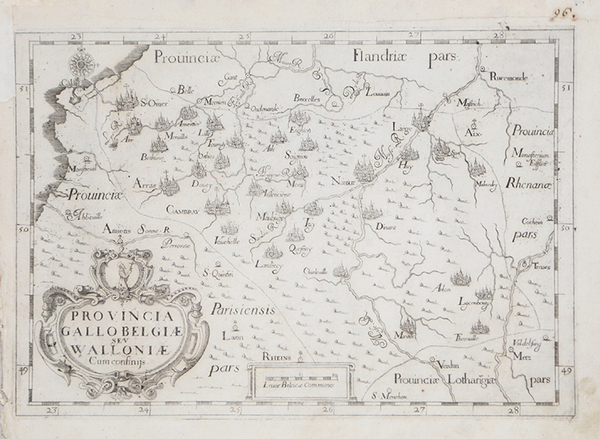 Provincia Gallo Belgiae sev Walloniae Cum confinijs