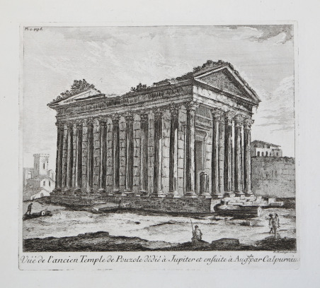 Vue de l'ancien Temple de Pouzole…