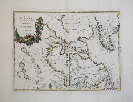 La Baia d’Hudson Terra di Labrador e Groenlandia.