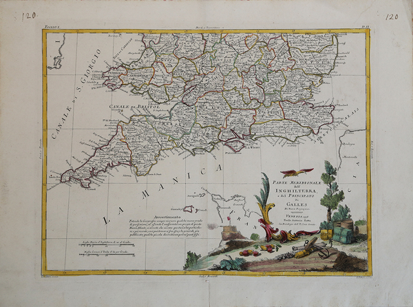 Parte Meridionale dell'Inghilterra e del Principato di Galles Di Nuova …