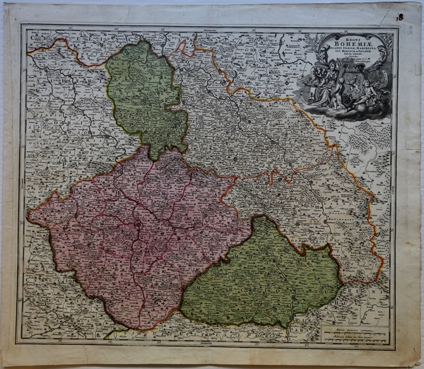 Regni Bohemiae Ducatus Silesiae, Marchionatus Moraviae et Lusatiae Tabula Generalis