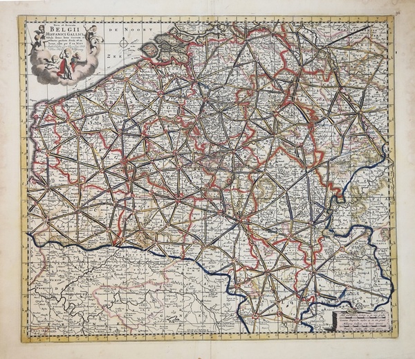 Nova et Accurata Belgii Hispanici Gallici Tabula…