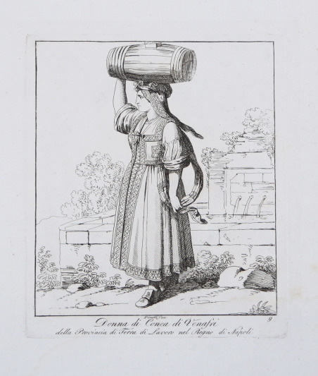 Donna di Conca di Venafri nella Provincia di Terra di …