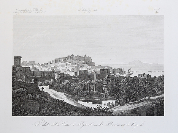 Veduta della Città di Pozzuoli nella Provincia di Napoli