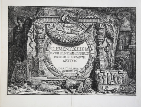 Frontespizio con dedica a Clemente XIII