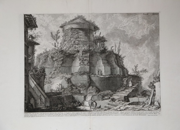 Veduta dell'Avanzo del Sepolcro de' Scipioni fuori di Porta S. …