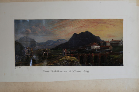 Civita Castellana, and. M.te Soracte. Italy