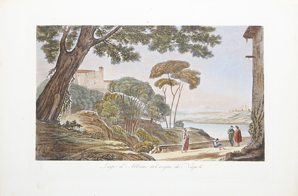 Lago d'Albano nel regno di Napoli