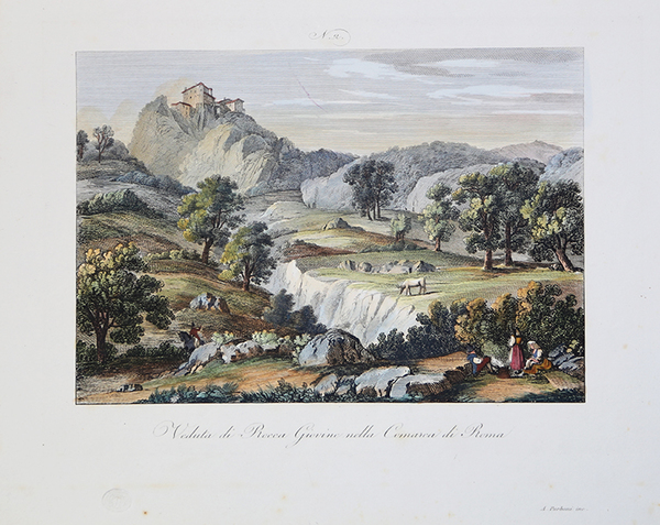 Veduta di Rocca Giovine nella Comarca di Roma