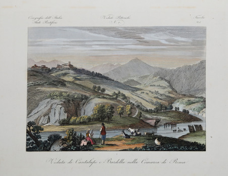 Veduta di Cantalupo e Bardella nella Comarca di Roma