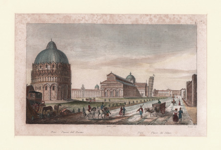 Pisa. Piazza del Duomo. / Pise. Place du Dome.