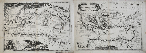Ristretto del Mediterraneo, Composto Dal P. Maestro Coronelli Cosmografo della …