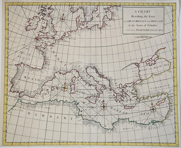 A Chart Describing the Coast of Great Britain and Ireland …
