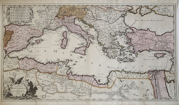 La Mer Mediterranee divi sée en ses Principales Parties ou …