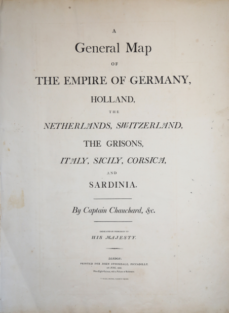 A General Map of the Empire of Germany [.] the …