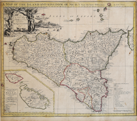 A Map of the Island and Kingdom of Sicily From …