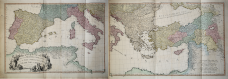 A Map of the Mediterranean Sea with the Adjacent Regions …