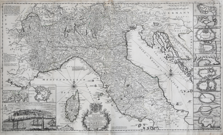 A New Map of Upper Part of Italy