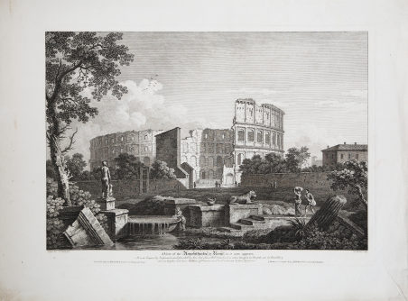 A View of Amphitheatre, at Rome, as it now appears