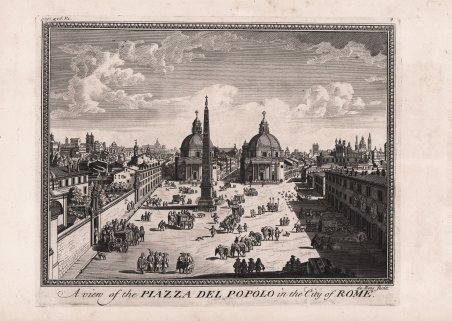 A view of the Piazza del Popolo in the City …