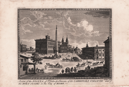 A View of the Piazza of St. John de Lateran, …