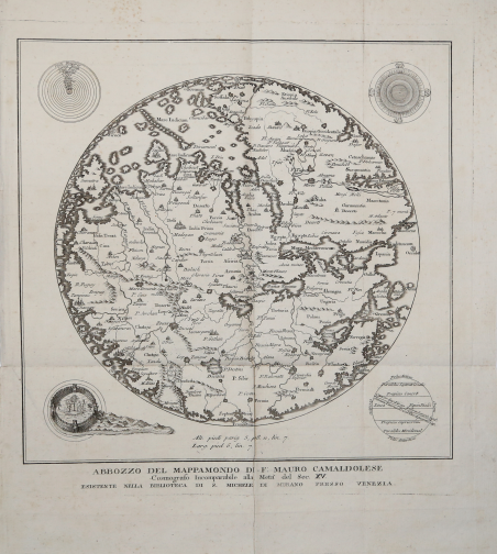 Abbozzo del Mappamondo di F. Mauro Camaldolese