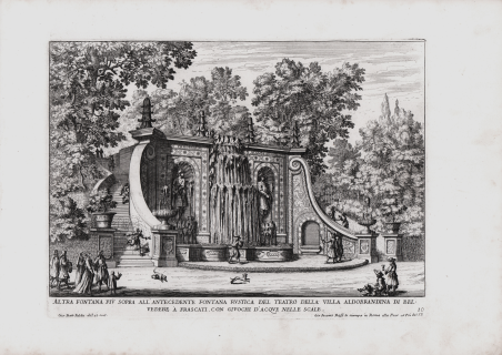 Altra Fontana più sopra all'antecedente Fontana Rustica del Teatro della …
