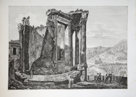 Altra veduta del Tempio della Sibilla in Tivoli