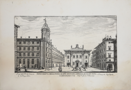 Altra Veduta della Piazza di M.te Giordano ampliata da N. …