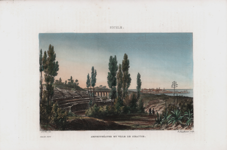 Amphithéatre et Ville de Siracuse