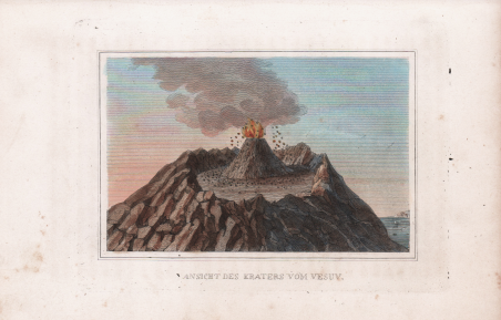 Ansicht des Kraters Vom Vesuv