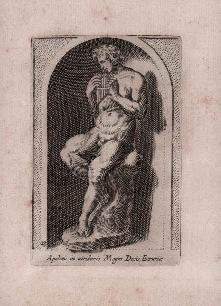 Apolinis in viridario Magni Ducis Etruriae
