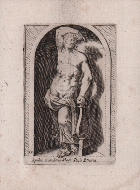 Apolinis in viridario Magni Ducis Etruriae