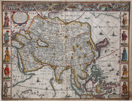 Asia with the Islands adioyning described.