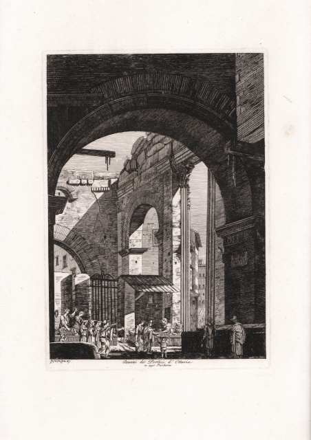 Avanzi de' Portici d'Ottavia in oggi Pescheria