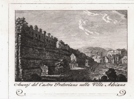 Avanzi del Castro Pretoriano nella Villa Adriana