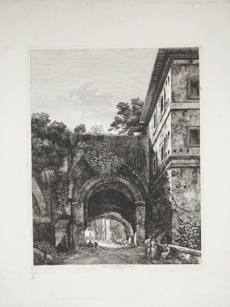 Avanzi del Palazzo dè Cesari sul Monte Palatino