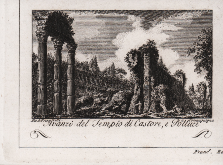 Avanzi del Tempio di Castore, e Polluce