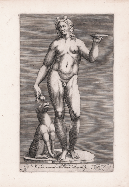 Bacchus e marmore in area aedium Vallensium