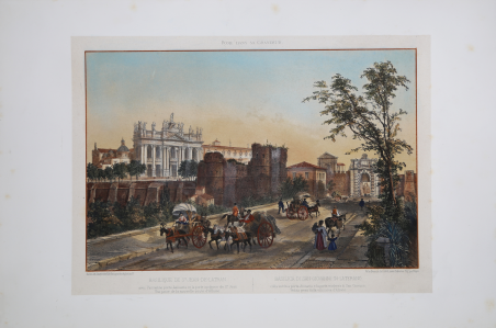 Basilique de St. Jean-De-Latran. / Basilica di San Giovanni-in-Laterano.