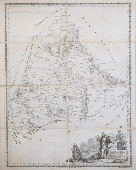 Carta della Provincia dell'Umbria