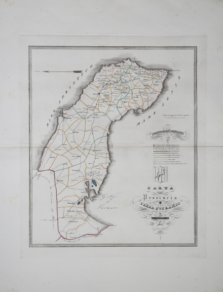 Carta della Provincia di Terra d'Otranto