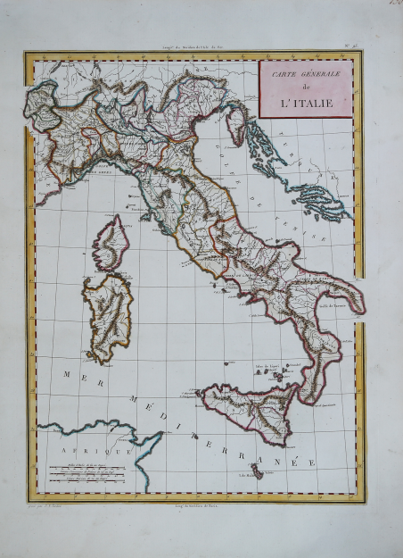 Carta Génerale de l'Italie