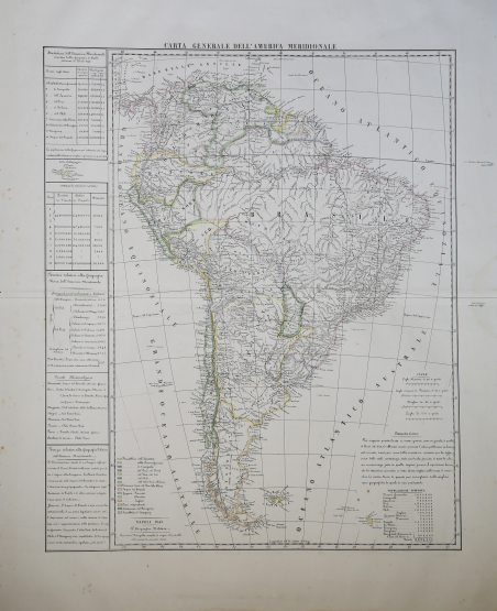 Carta Generale dell'America Meridionale