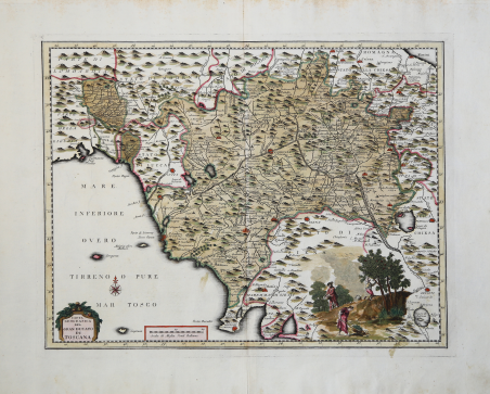 Carta Geografica del Gran Ducato di Toscana
