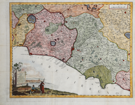 Carta Geografica della Campagna di Roma Patrimonio di S. Pietro …