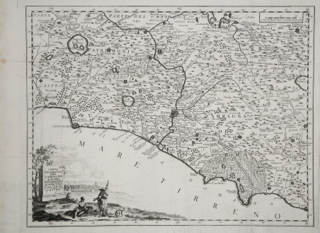 Carta Geographica della Campagna di Roma Patrimonio di S. Pietro …