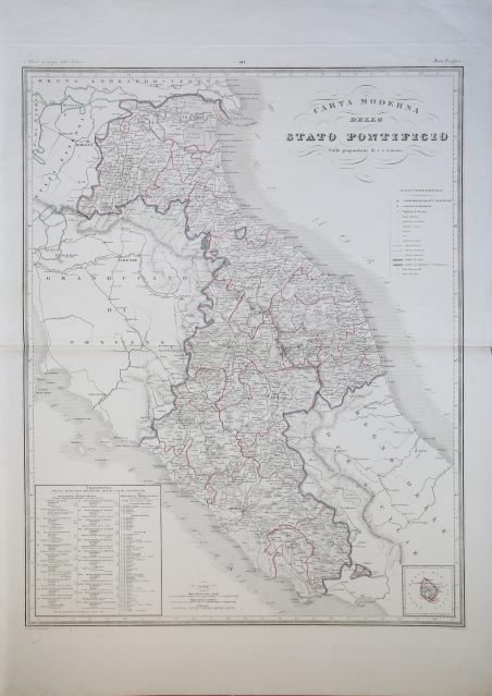 Carta Moderna dello Stato Pontificio