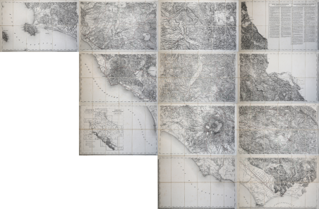 Carta Topografica dello Stato Pontificio e del Gran-Ducato di Toscana …